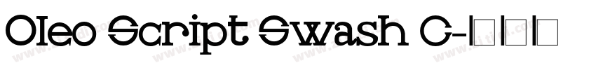 Oleo Script Swash C字体转换